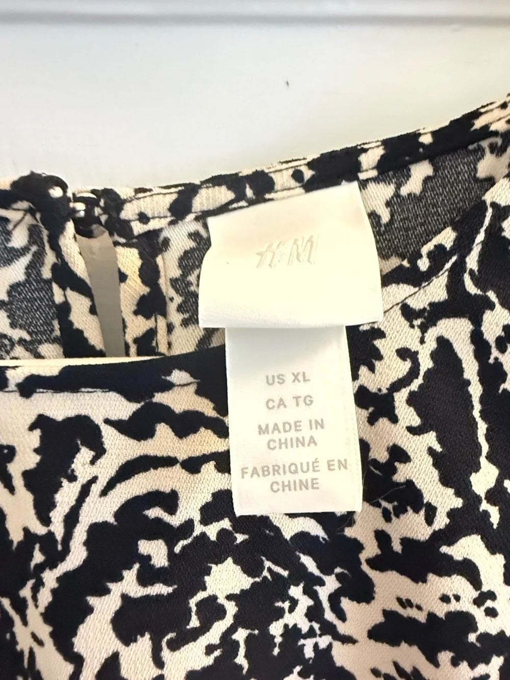 Abstract Animal Print Tunic Dress